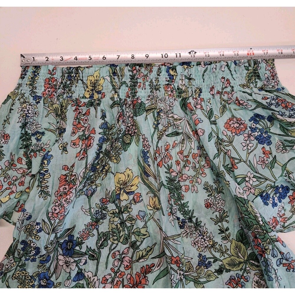 Umgee Women’s Large Off Shoulder Floral Boho Blouse - Picture 6 of 7